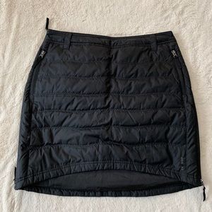 Skhoop down mid-length skirt